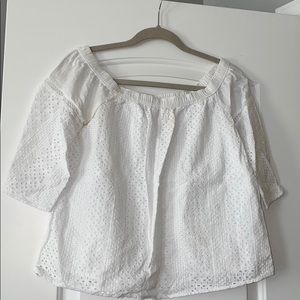 White off the shoulder top!